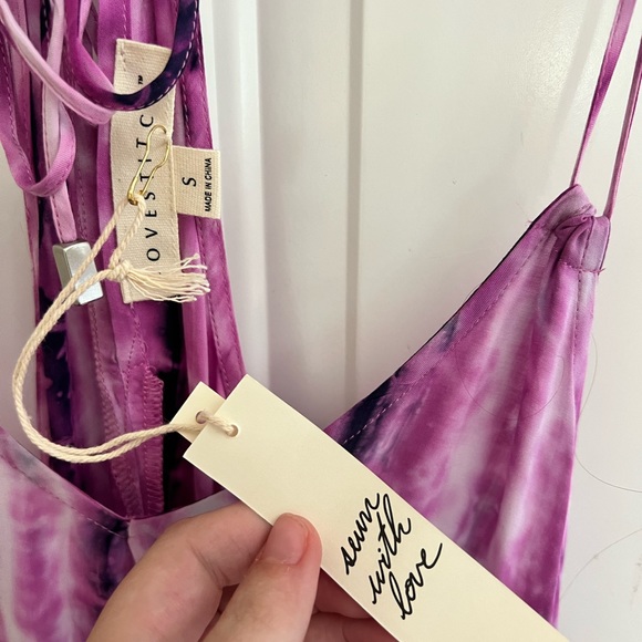 Tie Dye Purple Dress - Picture 2 of 2